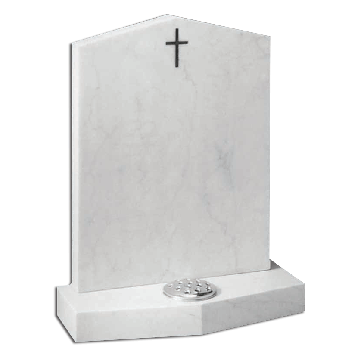 Piezas únicas de arte funerario en marmol.